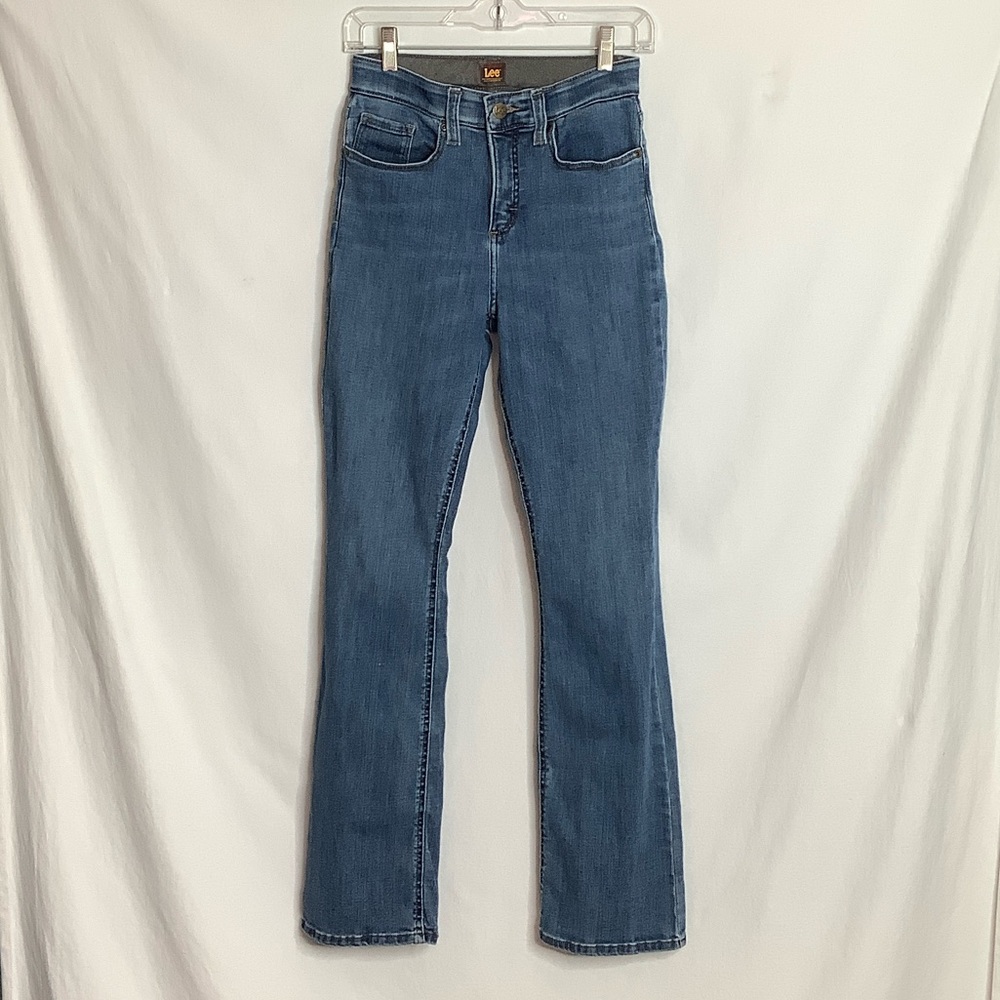 Lee Women's Classic High Rise Boot Cut Jeans Size 4 Western Cowgirl Cabincore